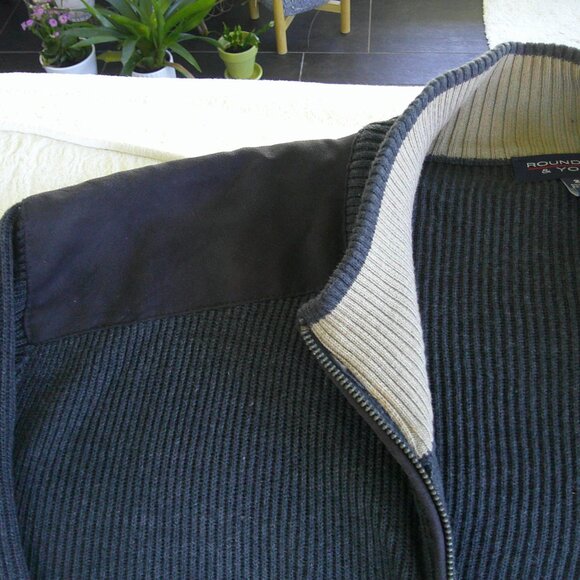 Men's Ribbed 2XLT Brown Jacket - Picture 2 of 5